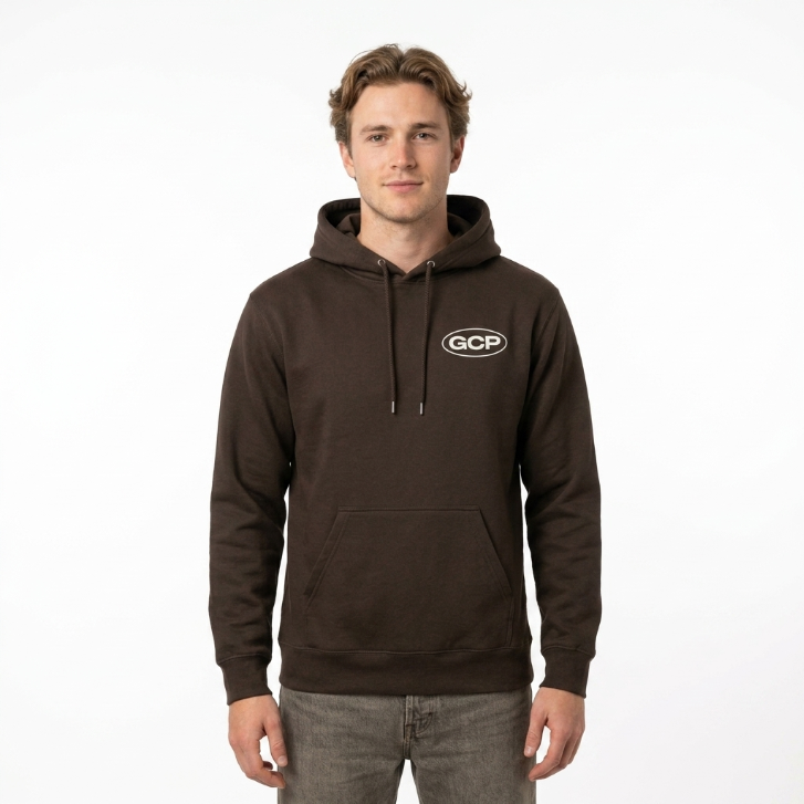 CP Group Chat Podcast Los Angeles Pullover Hoodie - Dark Brown
