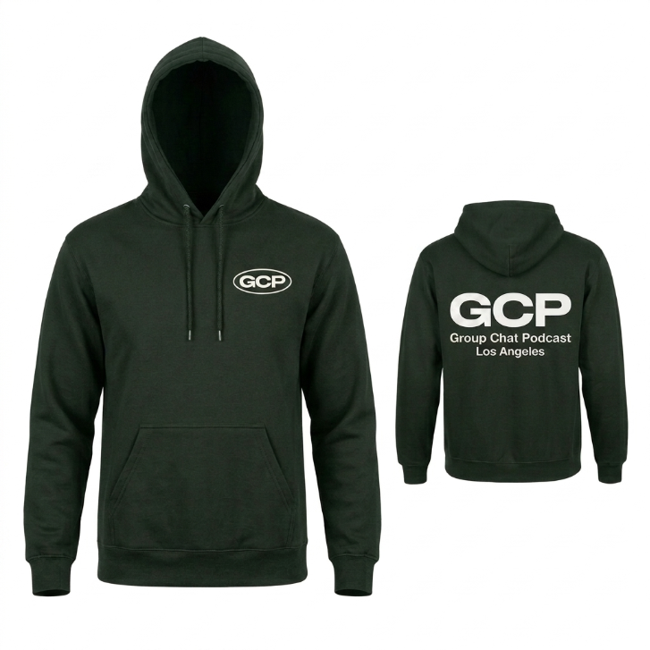 CP Group Chat Podcast Los Angeles Pullover Hoodie - Dark Green