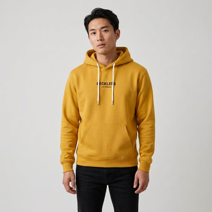 Reckless Los Angeles Yellow Hoodie