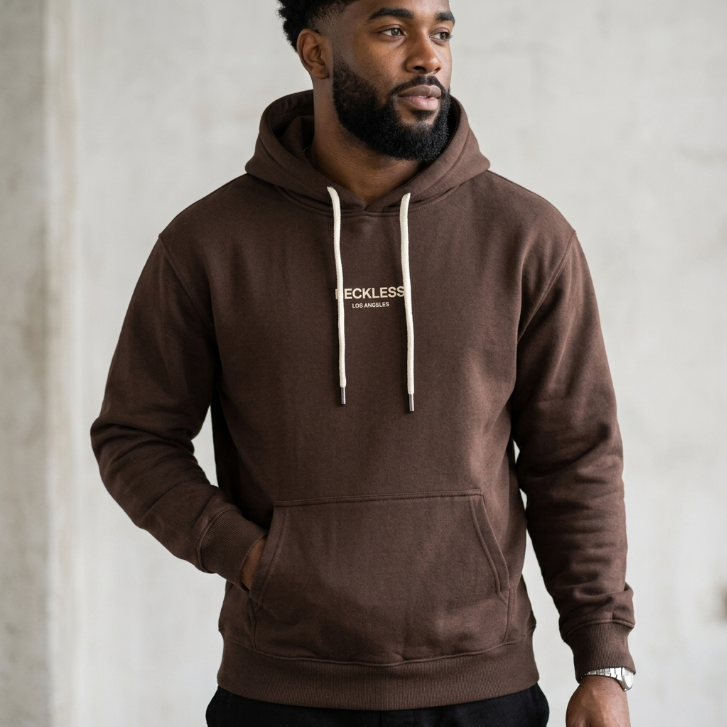 Reckless Los Angeles Brown Hoodie