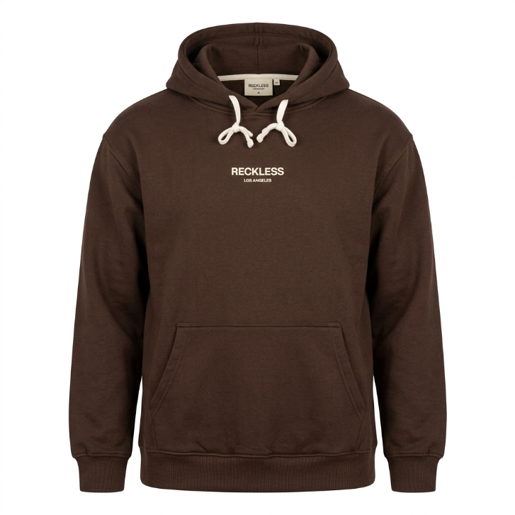 Reckless Los Angeles Brown Hoodie