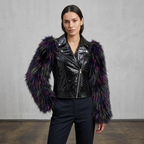 Mazzi Bella Black Biker Jacket