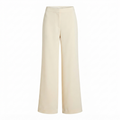 Lafayette 148 New York Cream Silk Blend Wide Leg Pants Size 4