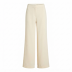 Lafayette 148 New York Cream Silk Blend Wide Leg Pants Size 4