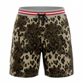 Five Four x Nick Wooster Leopard Print Sweat Shorts