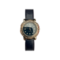 Vintage Edward Lynn Blue Dial Silver-Tone Quartz Watch - Requires a Battery