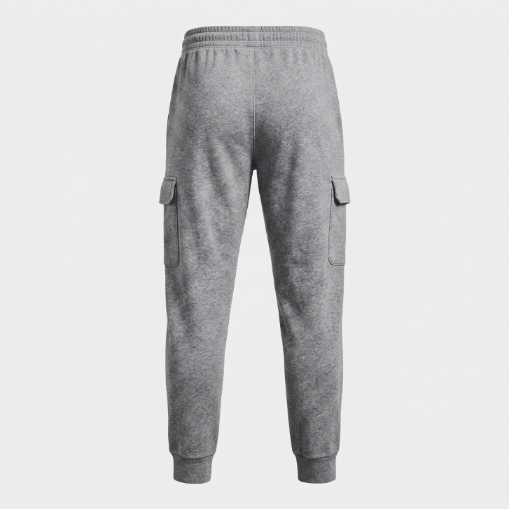 Under Armour UA Rival Fleece Cargo Jogger - Heather Grey - Men's