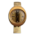 Vintage Benrus Automatic Gold-Tone Date Watch - No Battery Required