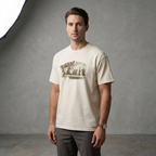 Five Four Photo Graphic T-Shirt Off-White Cream