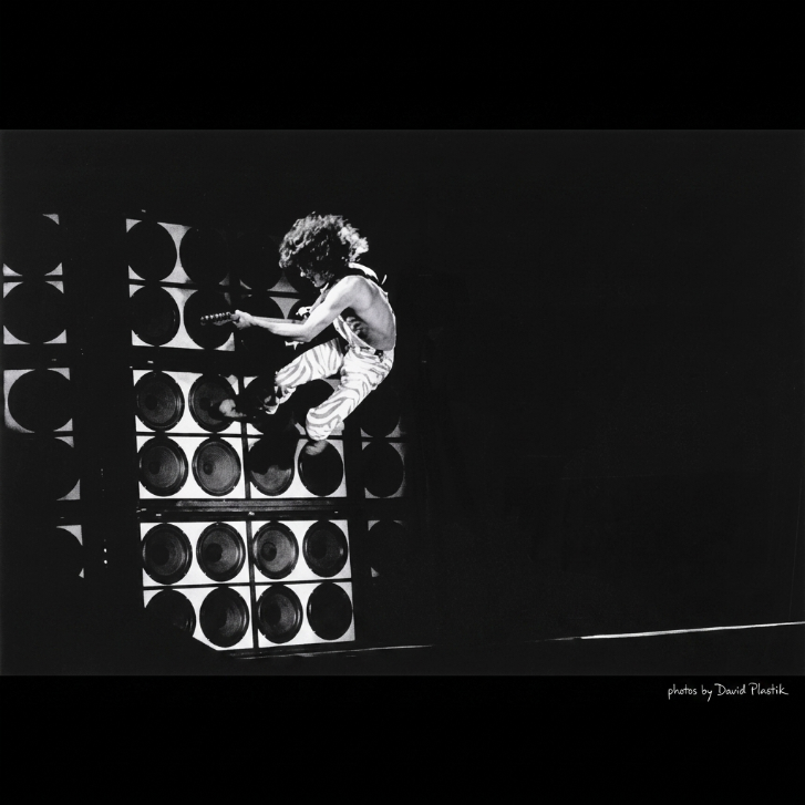 Eddie Van Halen Wall Jump — Neal Preston — Framed Print (RC16304)