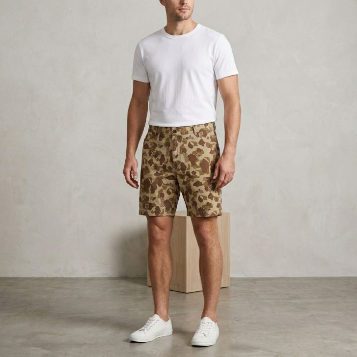 Five Four Camo Print Shorts