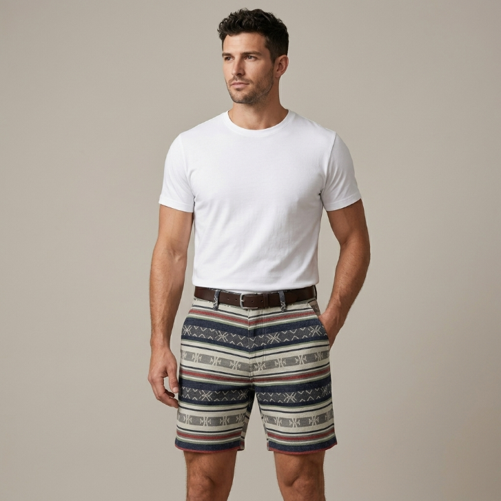 Topman Aztec Jacquard Shorts