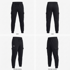 Under Armour UA Rival Fleece Cargo Jogger - Black - Men's