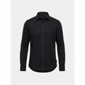 Five Four Black Long Sleeve Button-Up Shirt