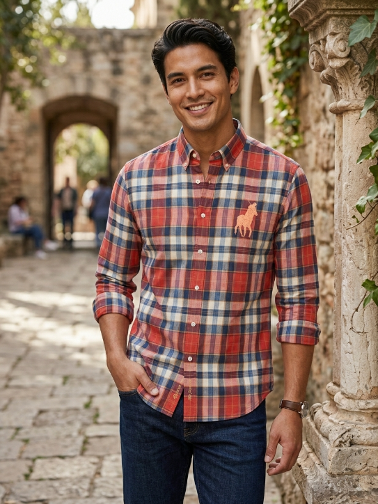 Polo Jeans Co. Plaid Button-Down Shirt