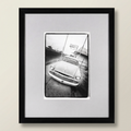 Vintage Car outside of Bar — Michael Farr (attributed) — Framed Print