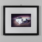 Vintage Green Car — Michael Farr (attributed) — Framed Print