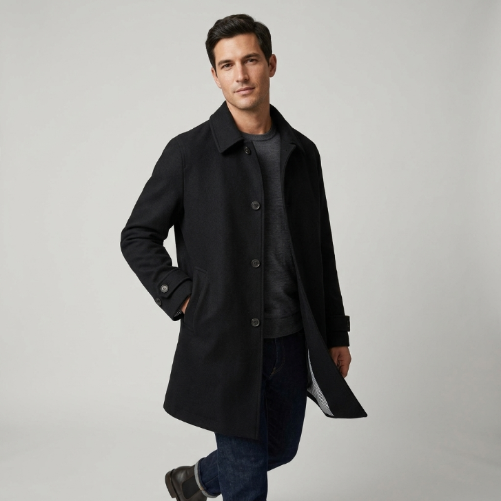 Five Four Black Button-Up Jacket