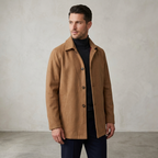 Five Four Tan Button-Up Coat