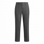 Vince Charcoal Grey Seamed Straight Leg Trousers Size 0