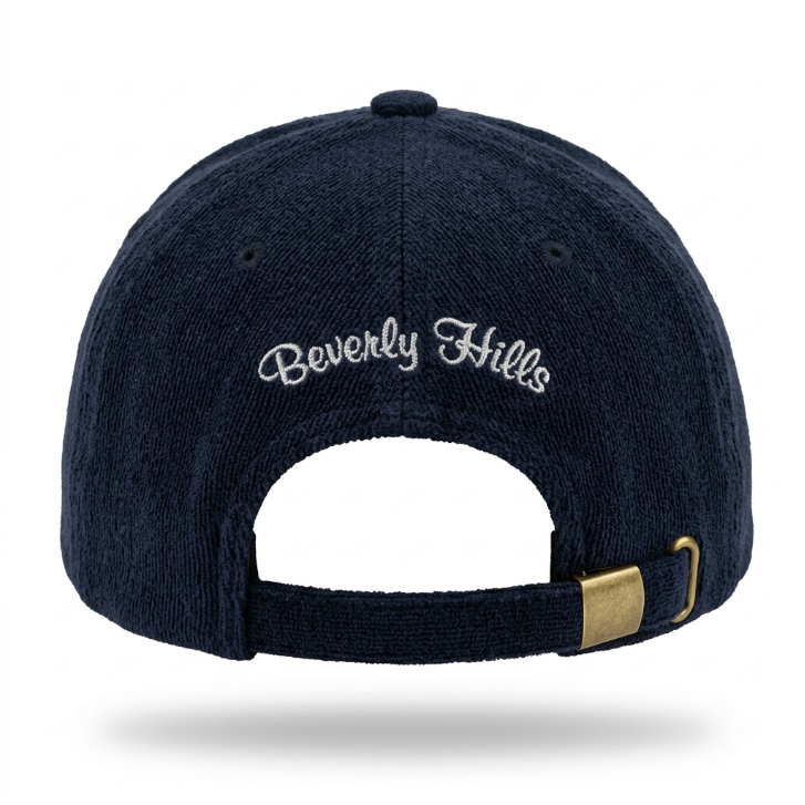 Glitz Beverly Hills Script Logo Cap – Navy