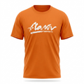 Five Four "Flavor" Script Graphic T-Shirt Orange