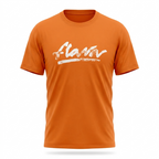 Five Four "Flavor" Script Graphic T-Shirt Orange