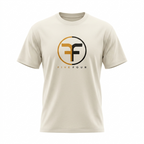 Five Four Split Circle Logo Graphic T-Shirt Cream