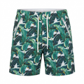 Five Four Banana Leaf Tropical Print Shorts