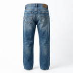 DKNY Jeans Distressed Straight Leg Denim