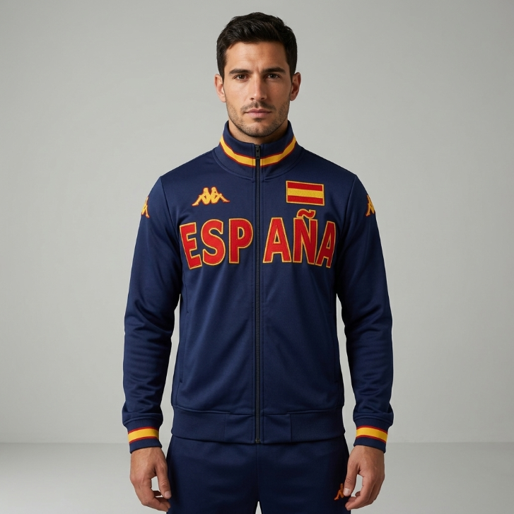 Kappa España Spain National Team Track Jacket Navy Blue