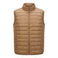 Uniqlo Ultra Light Down Vest Taupe Brown