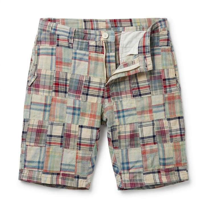 Five Four Plaid Cargo Shorts