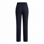 Vince Navy Blue Pull-On Front Crease Trousers Size S