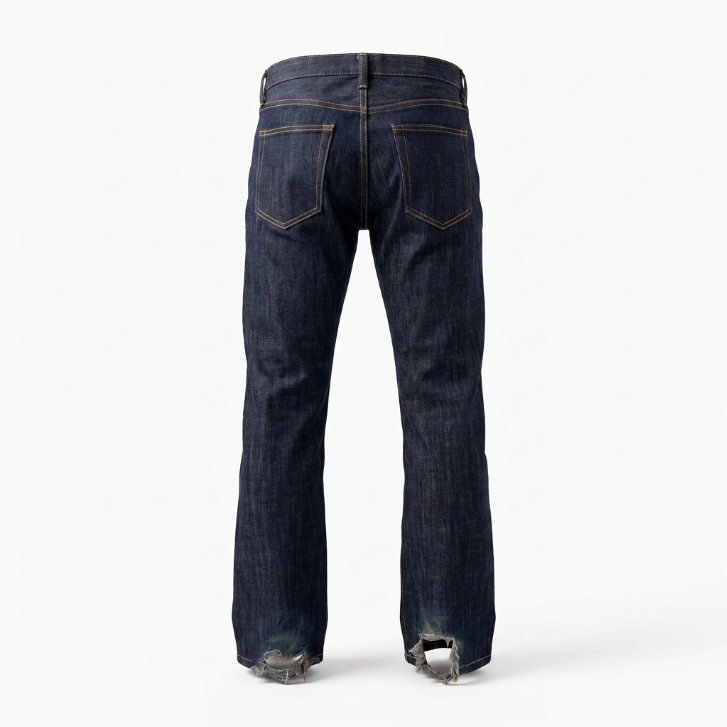 Five Four Dark Raw Indigo Straight Leg Jeans Size