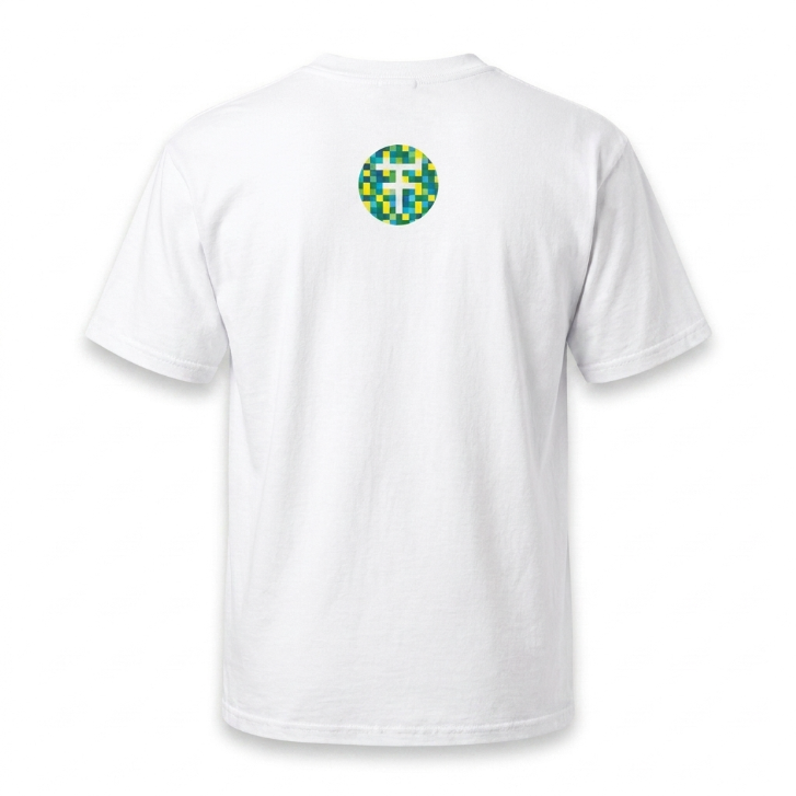 Five Four Mosaic Block Logo Graphic T-Shirt White
