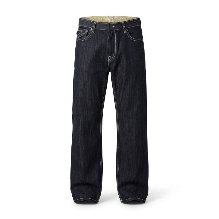 Five Four Enjeaneering Dark Raw Denim Jeans