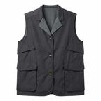 Five Four Herringbone Contrast Vest