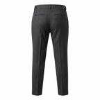 Vince Charcoal Grey Seamed Straight Leg Trousers Size 0