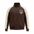Fasade Colorblock Track Jacket Brown & Cream