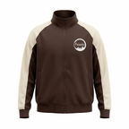 Fasade Colorblock Track Jacket Brown & Cream