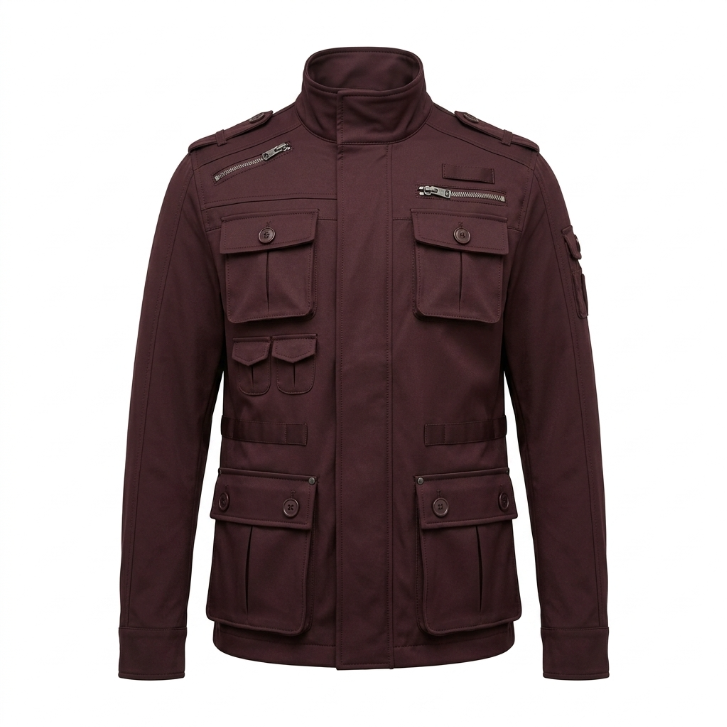 Five Four Brown Military Field Jacket