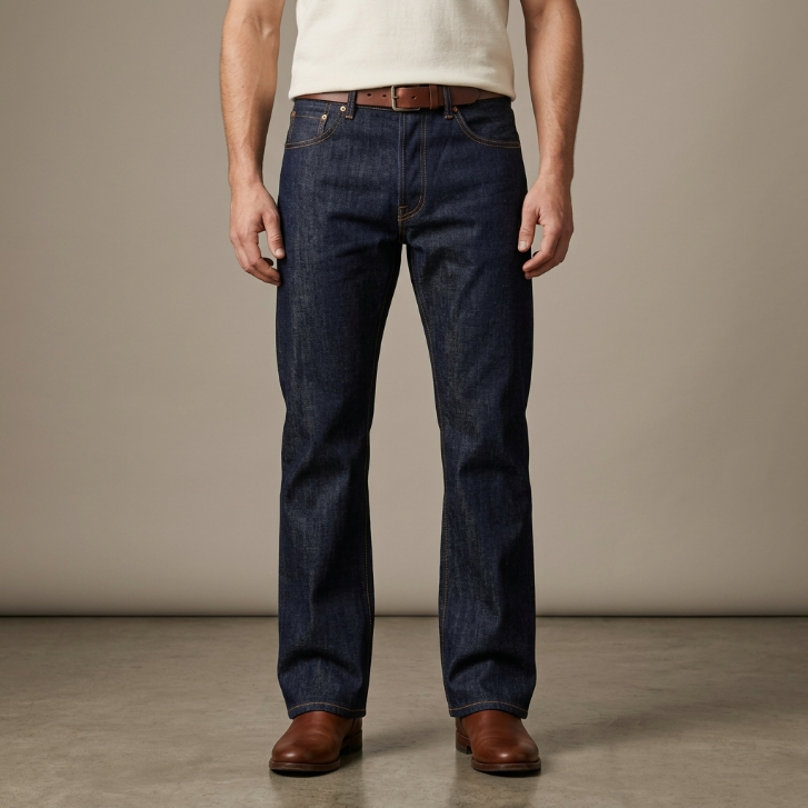 Serfontaine Jeans Dark Wash Bootcut Denim
