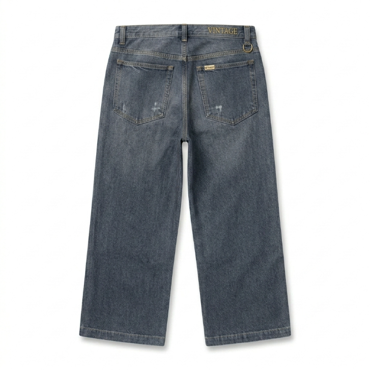 Five Four Medium Light Wash Straight Leg Jeans