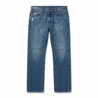 Five Four Jeans Distressed Straight Leg Denim
