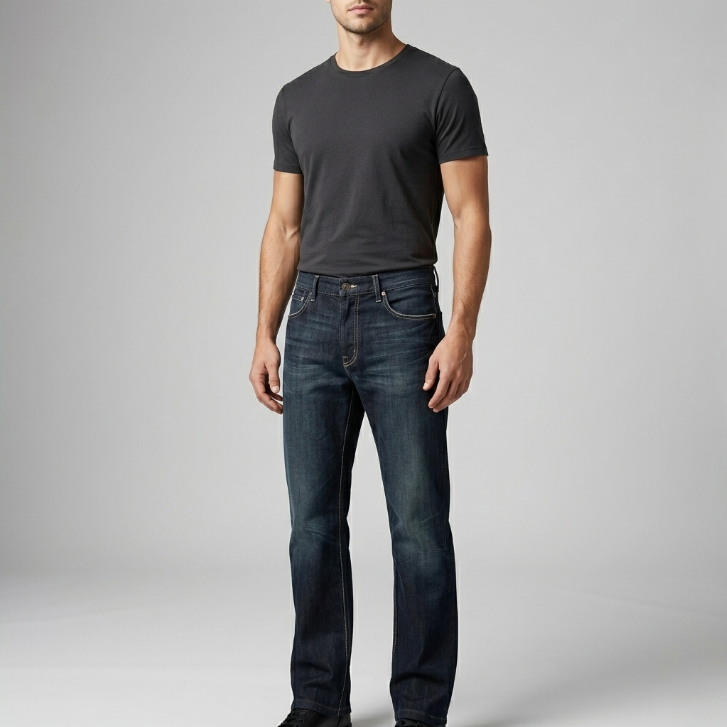 Five Four Original Straight Havana Wash Dark Denim Jeans