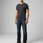 Five Four Original Straight Havana Wash Dark Denim Jeans