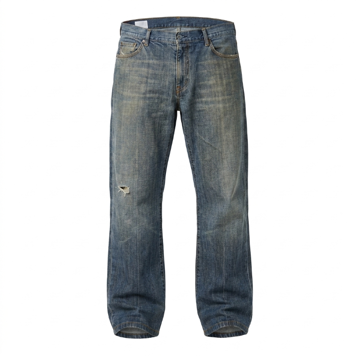 7 For All Mankind by Jerome Dahan Distressed Bootcut Jeans