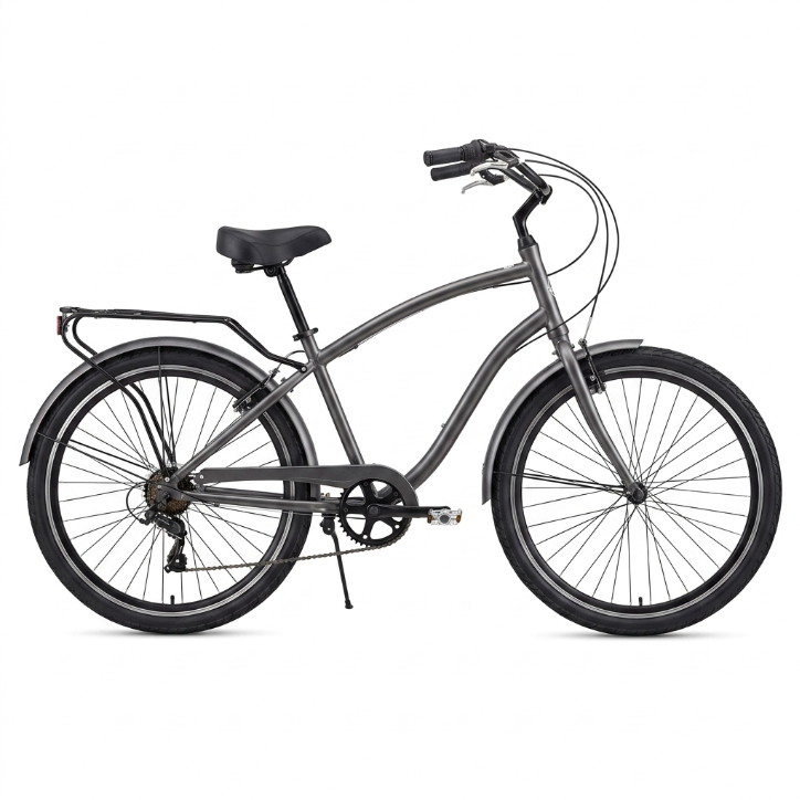 sixthreezero Around the Block Men's Cruiser Bike - Pewter Grey