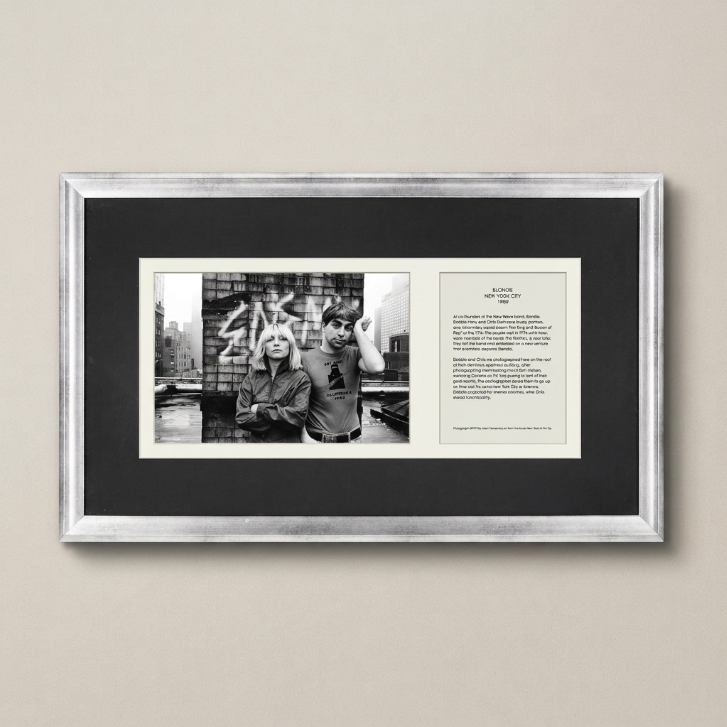 Deborah Harry & Chris Stein of Blondie, NYC — Allan Tannenbaum — Framed Print